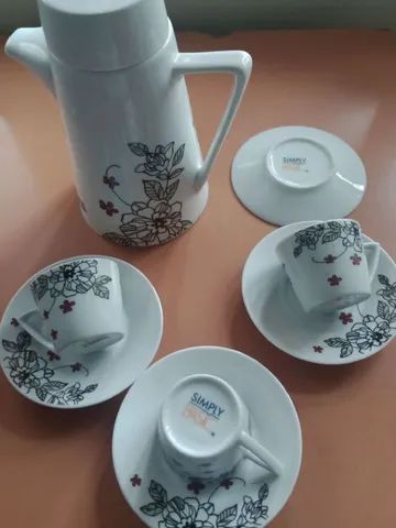 Jogo de café em porcelana simply basic  - Foto 3