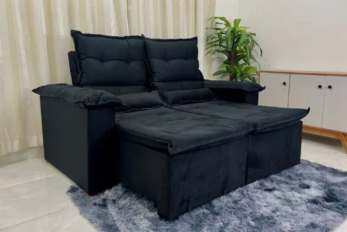 Sofá Retrátil e Reclinável Trento