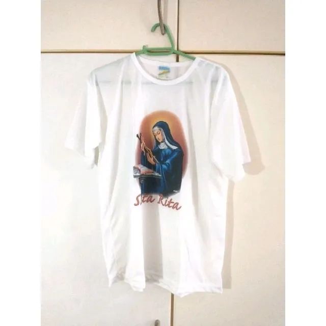 camiseta Santa Rita de Cássia - Foto 3