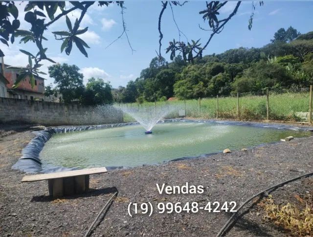 Lona 1,0 mm Preta Geomembrana de Pead 7 x 3 - Foto 3