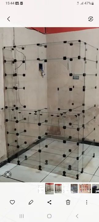 Baleiros , balcões  , móveis caixa e demais em vidro modulado.  - Foto 4