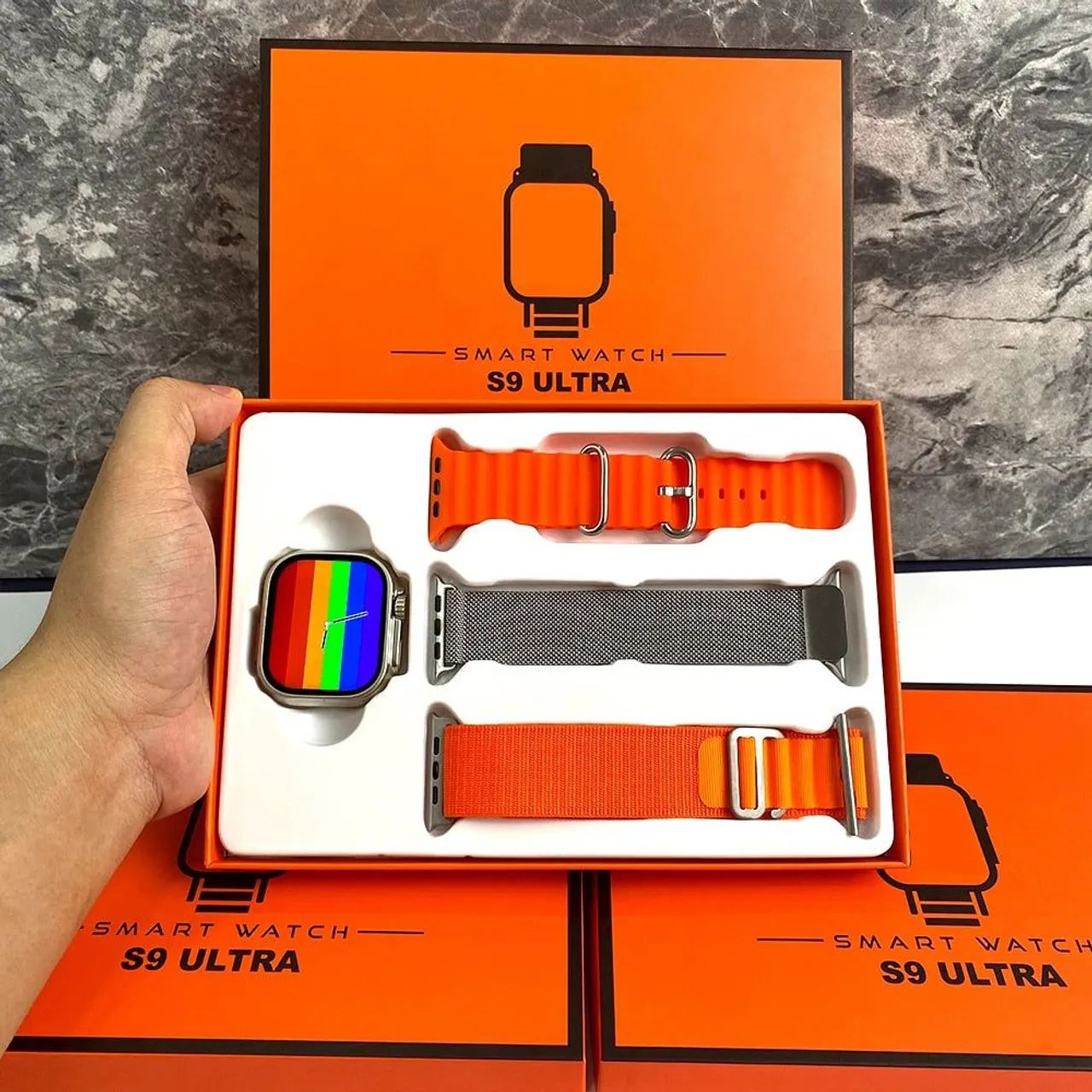 Smartwatch S9 Ultra FitPro + 3 pulseiras