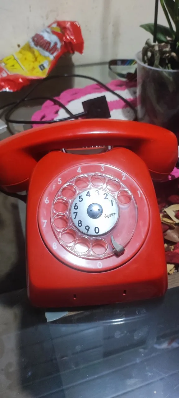 Telefone de disco Ericsson,fusquinha.