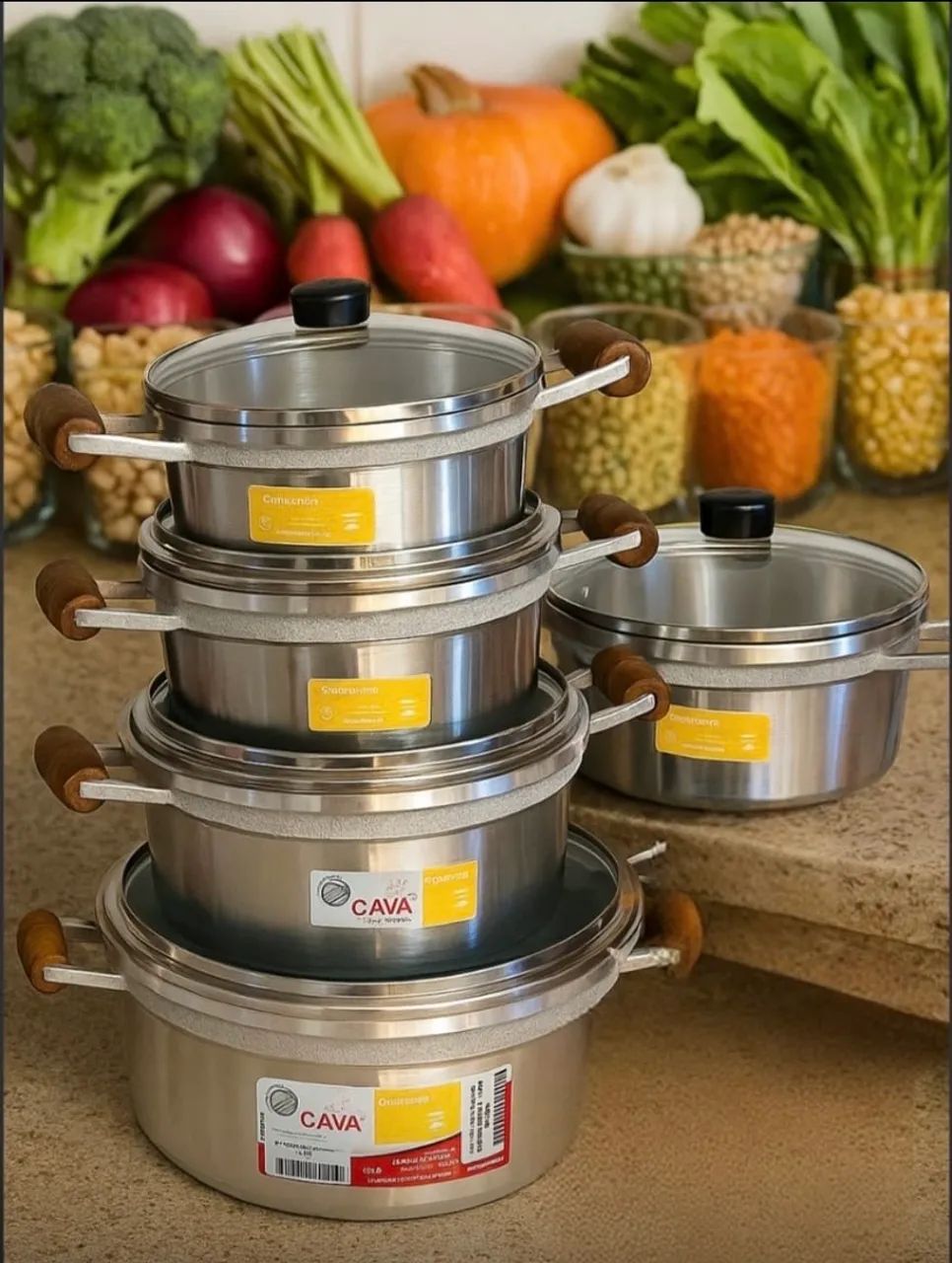 Conjunto de panelas Cava