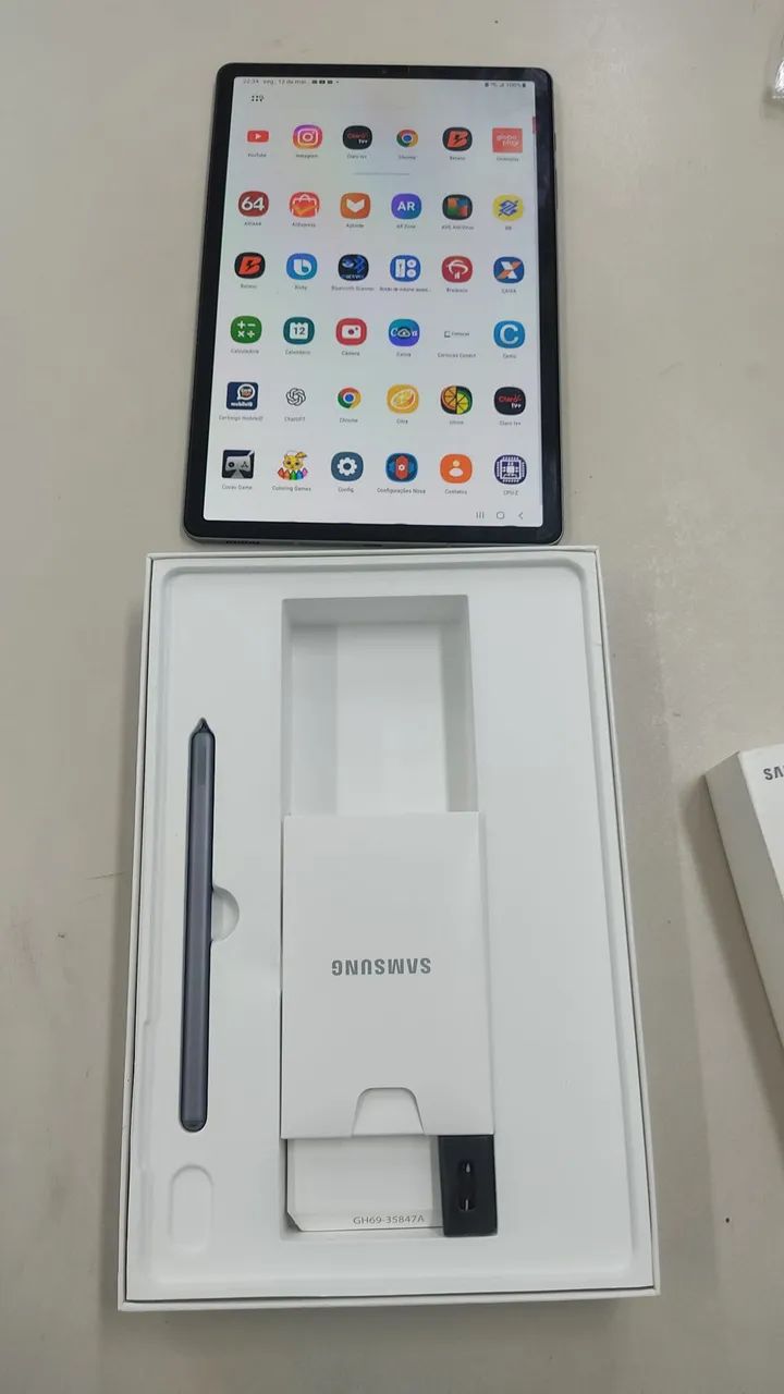 Tablet galaxy tab s6 128 giga, não é o Lite é sim o normal  - Foto 5