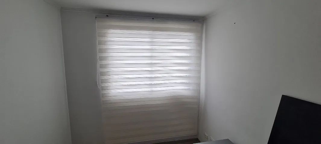 Persiana Double Vision Sunny 180cm (larg) x 220cm (alt) na cor Linho Creme