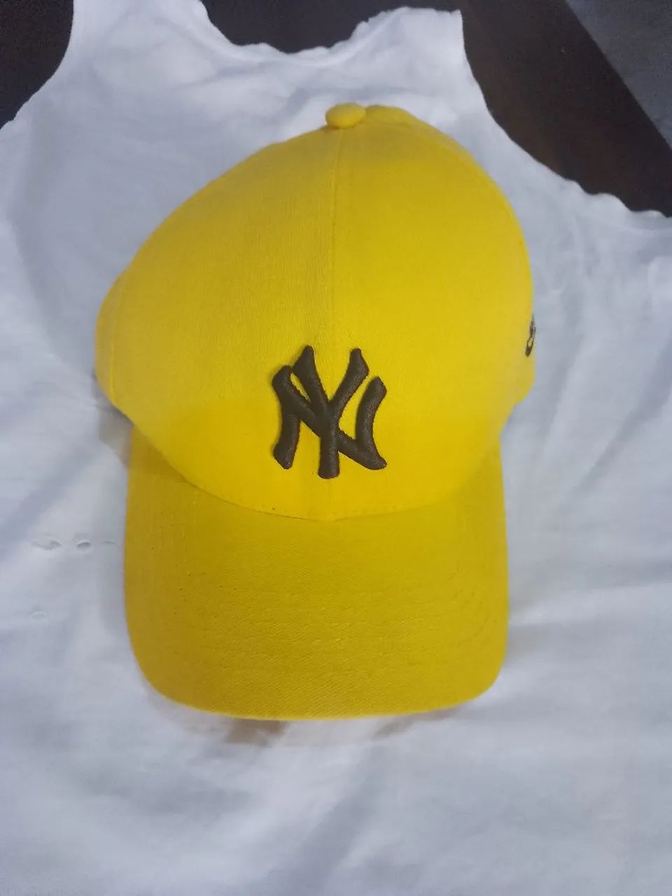 Boné New York Yankees Amarelo original - Foto 3