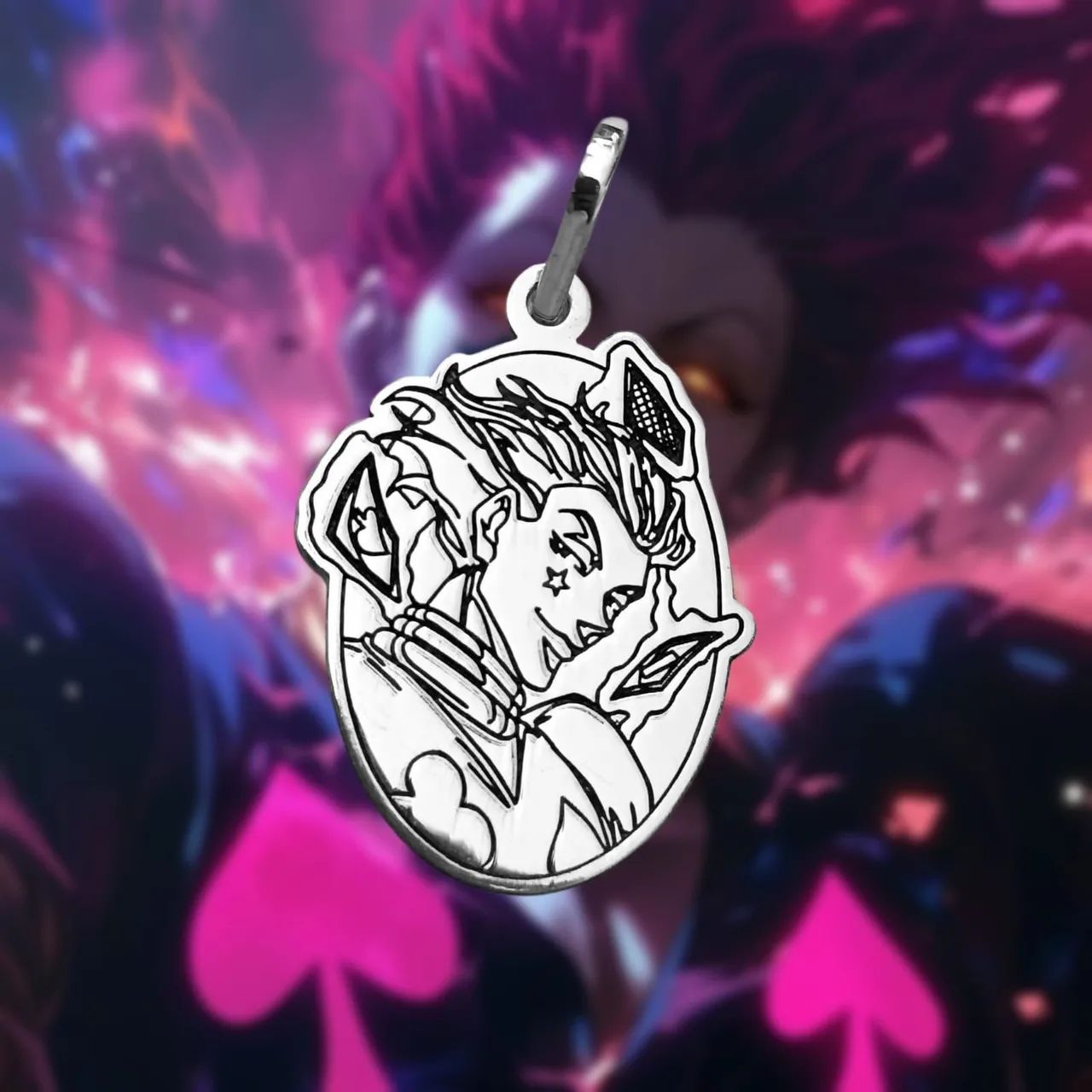 Pingente de Prata - Hisoka Morow (Hunter x Hunter) - Foto 2