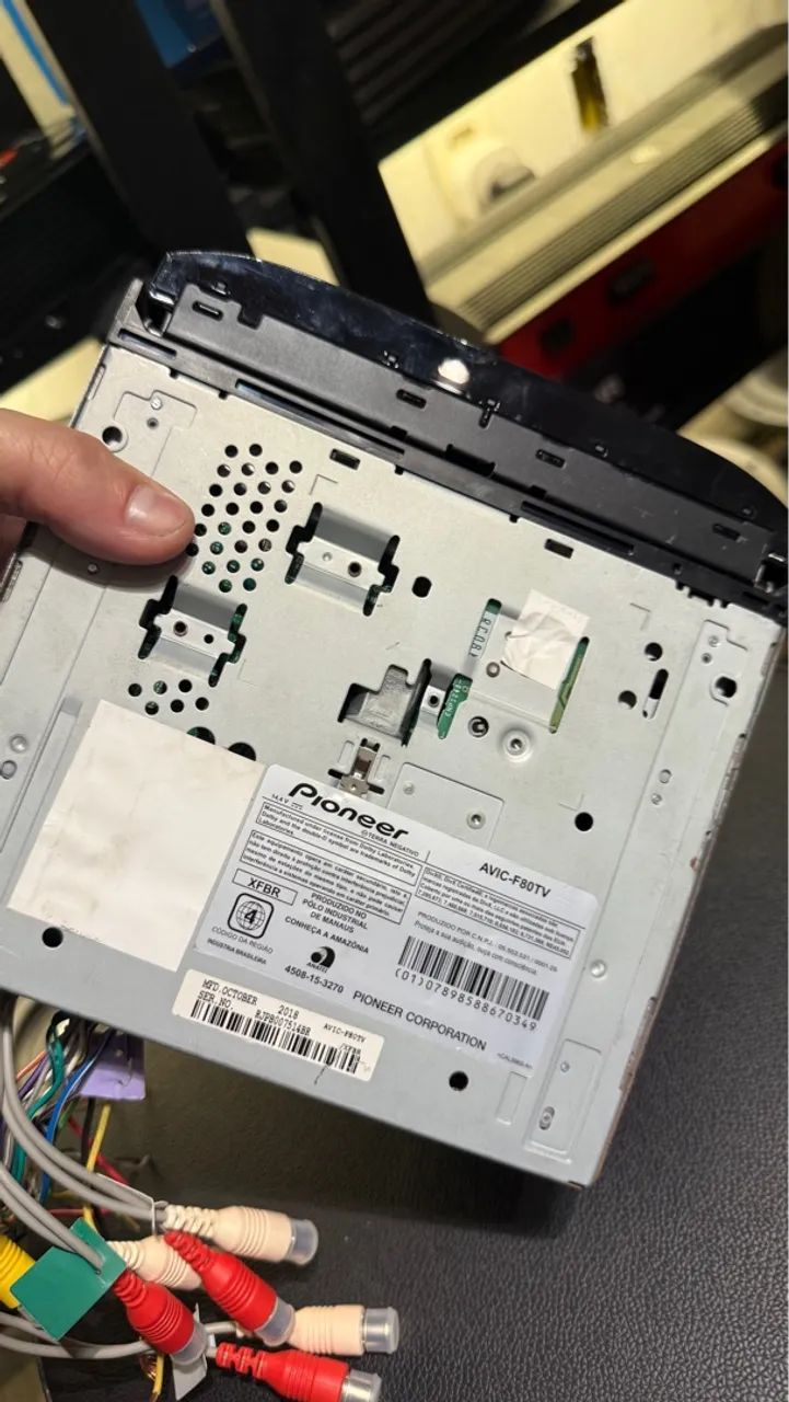 DVD pioneer raridade AVIC-f80  - Foto 2