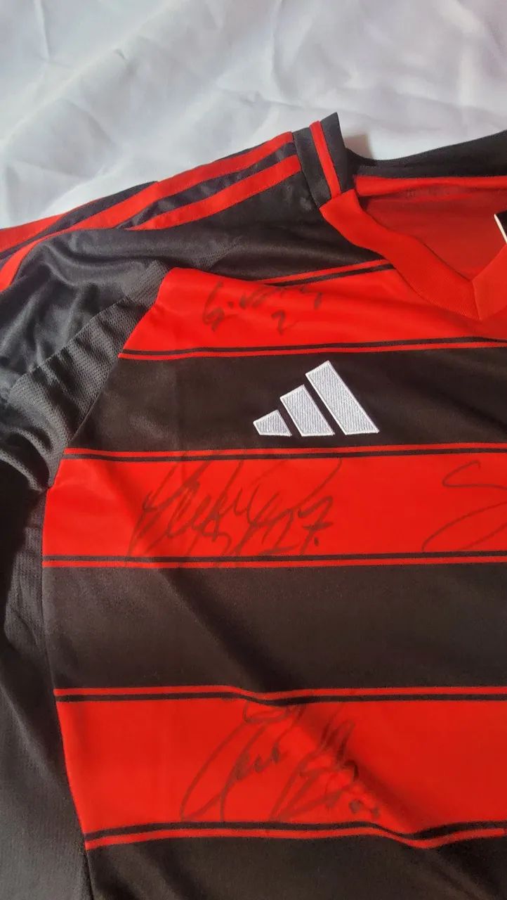CAMISA DO FLAMENGO  AUTOGRAFADA