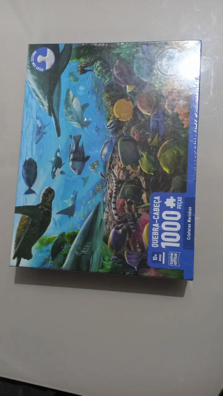 Quebra-cabeça Animais Marinhos 1000 peças 