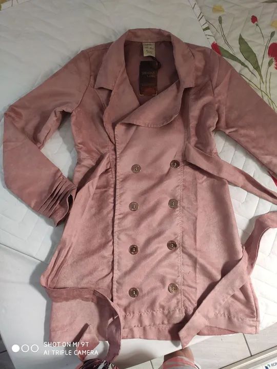 Blazer Rosê Suede 