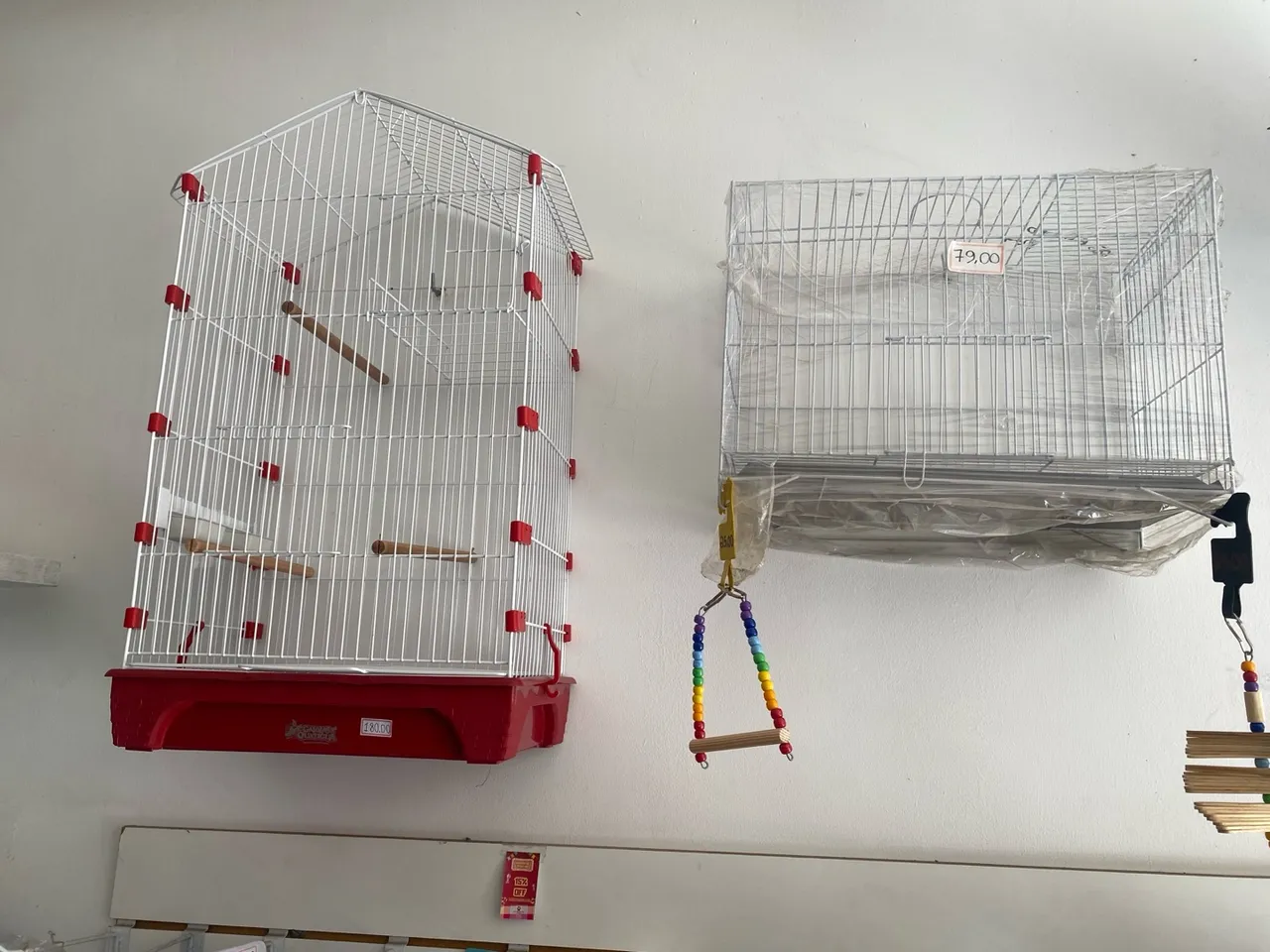 Gaiolas e acessórios para pássaros - Oferta!