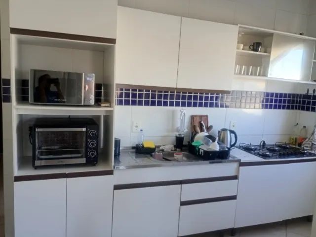 Armário de Cozinha Completo em MDF - Branco64842117563649120