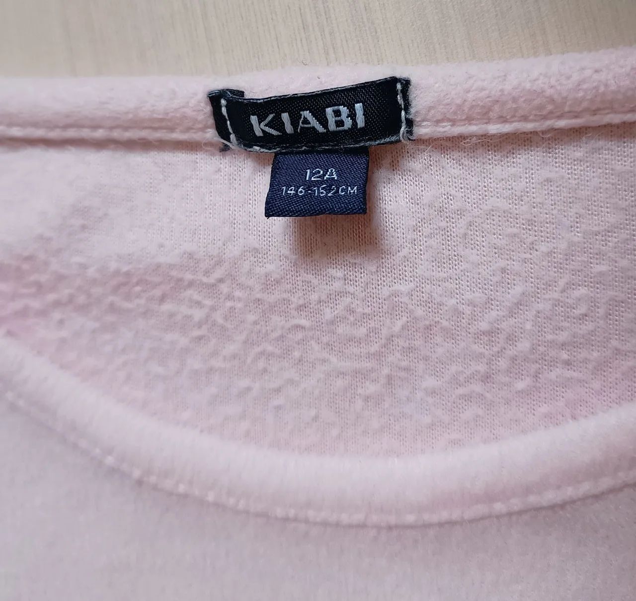 Blusa Infantil Rosa Manga Longa em Fleece - Foto 6