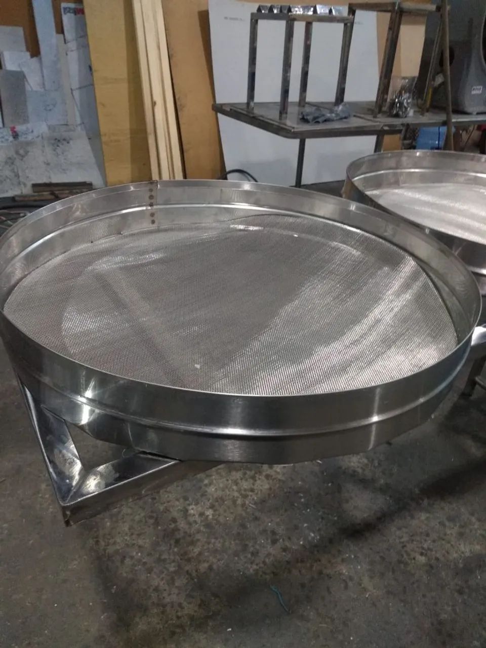 Peneira em aço inox 1.2micras 50cm - Foto 2