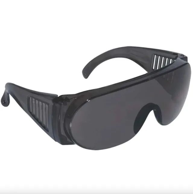 NOVO NA EMBALAGEM! Oculos Proteção Sobrepor Cinza Danny Netuno Antirisco EPI 