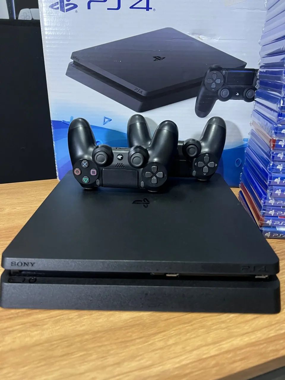 Ps4 Slim 500gb seminovo (aceito cartão)  - Foto 3