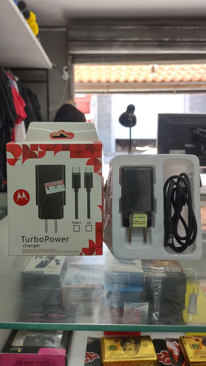 Carregador TurboPower 30W/ carregador para Celular/Motorola/Samsung /Xiaomi!