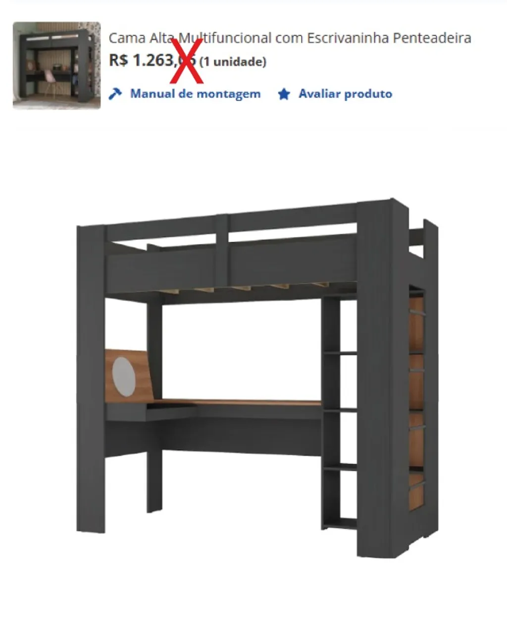 Vendo Cama Alta Multifuncional
