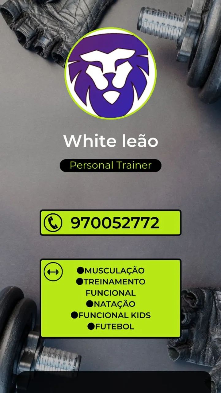Personal Trainer !!! Horários disponíveis 