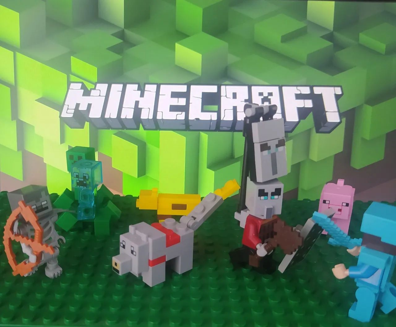 Mobs Minecraft - blocos de montar R$12,00 cada 