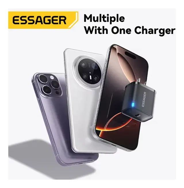Carregador Rápido Essager Premium 30w Tomada Usb-c - Foto 4