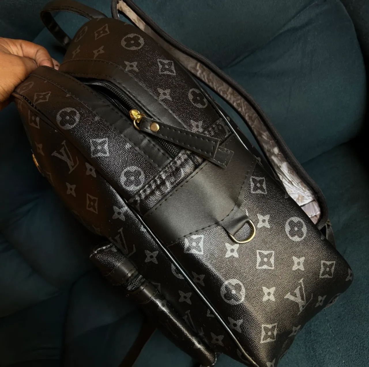 Mochila LV preto  - Foto 2