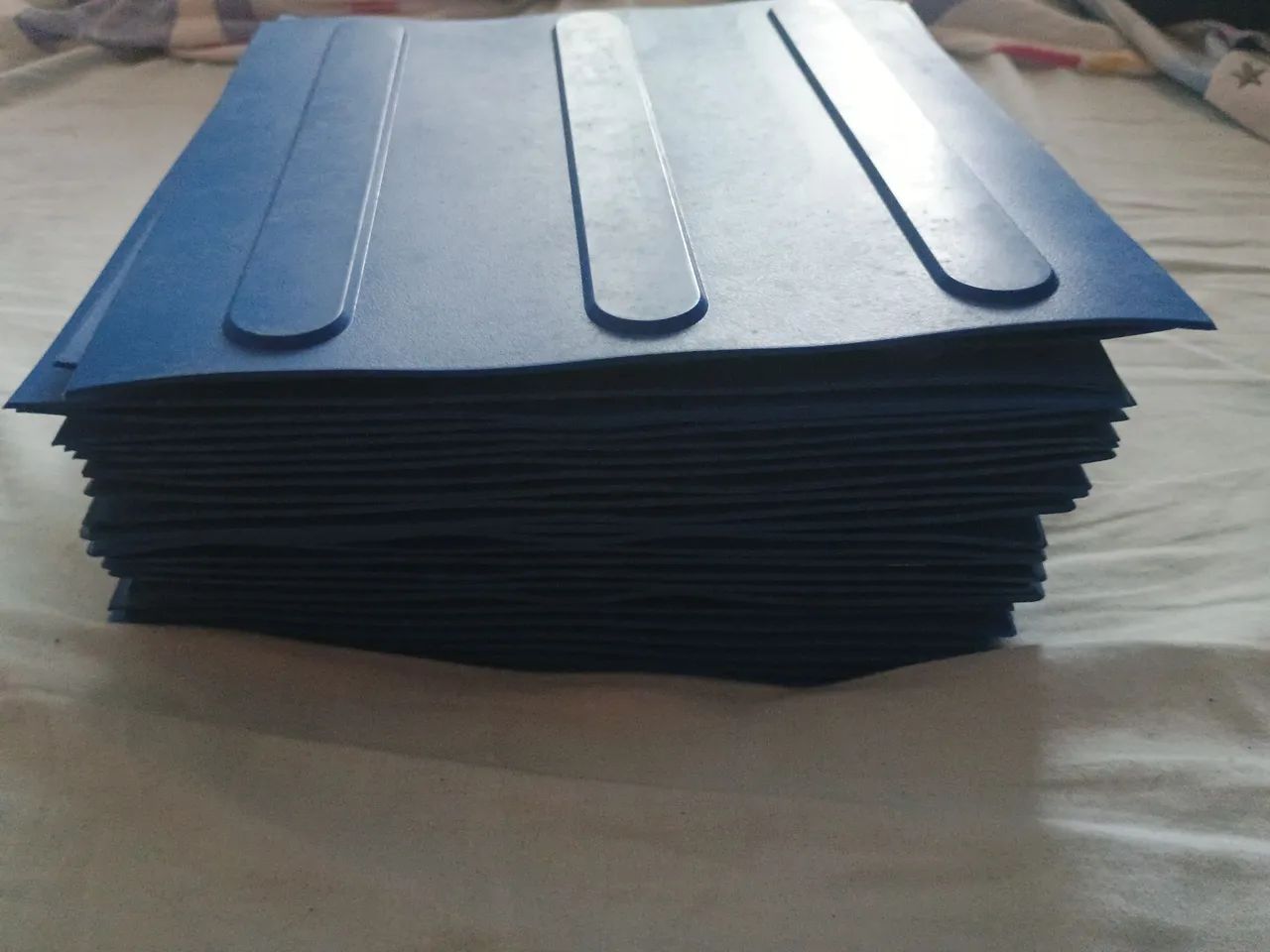 Pisos táteis borracha (azu) 25 unidades.(Preço e quantidade negociável) - Foto 4