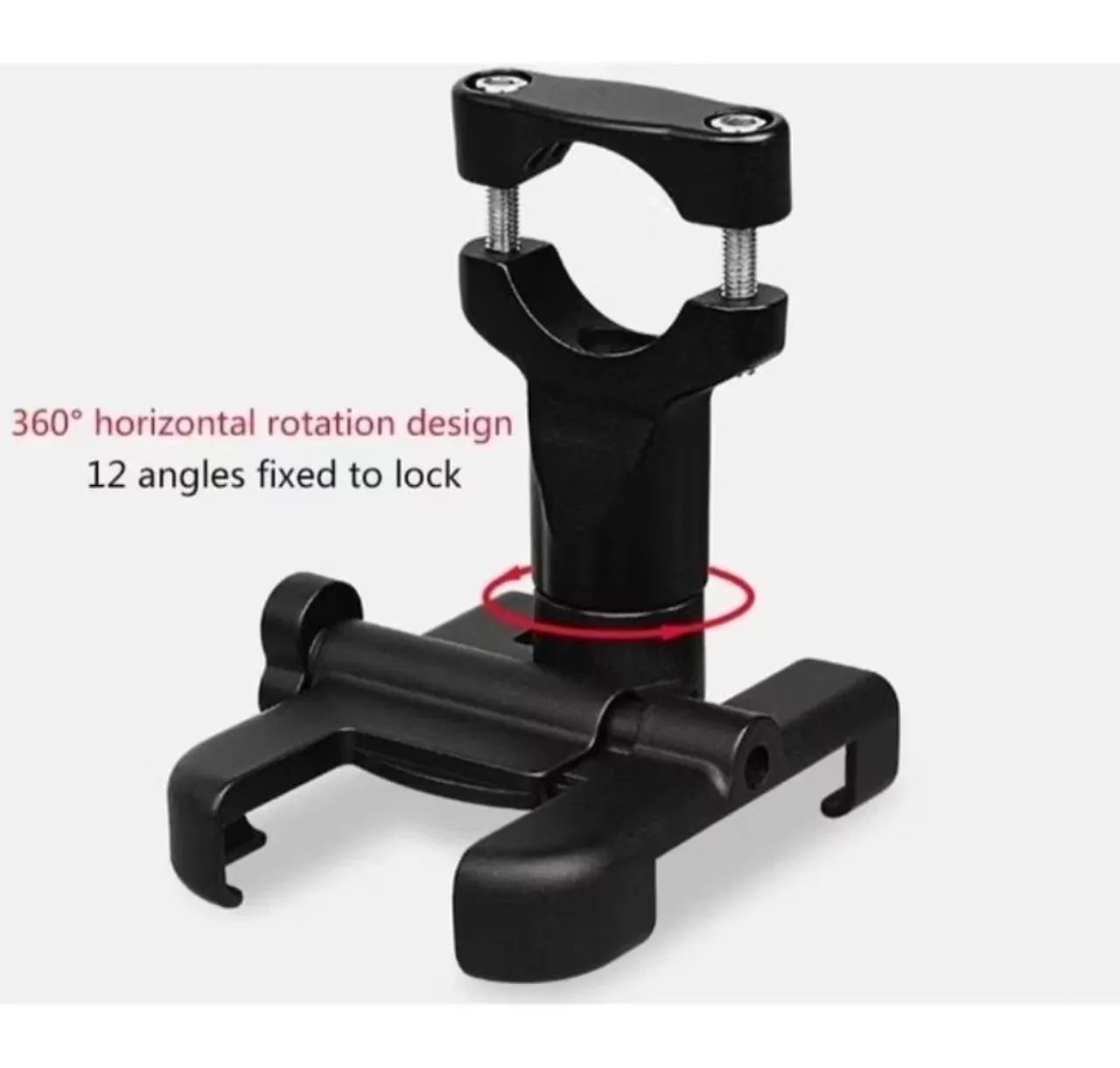 Suporte de celular p Moto/Bike -BLUE  com carregamento USB - Foto 3