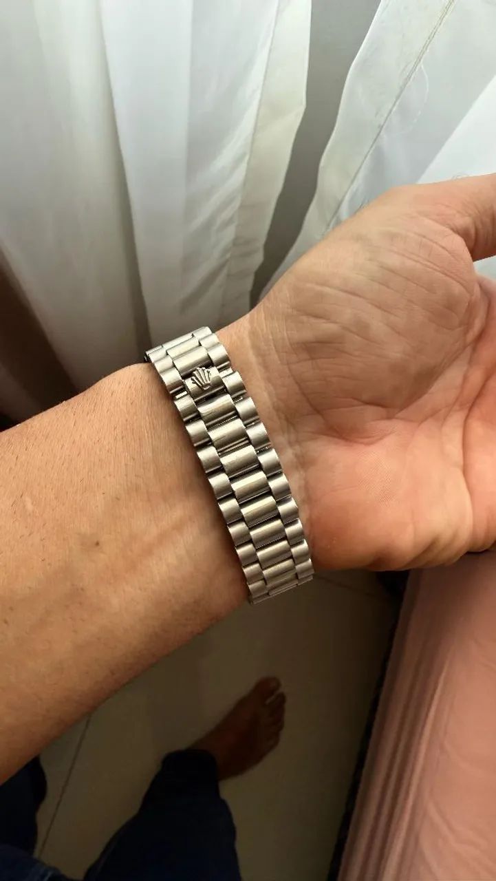 Rolex Day-Date pulseira em aço Automático  - Foto 2