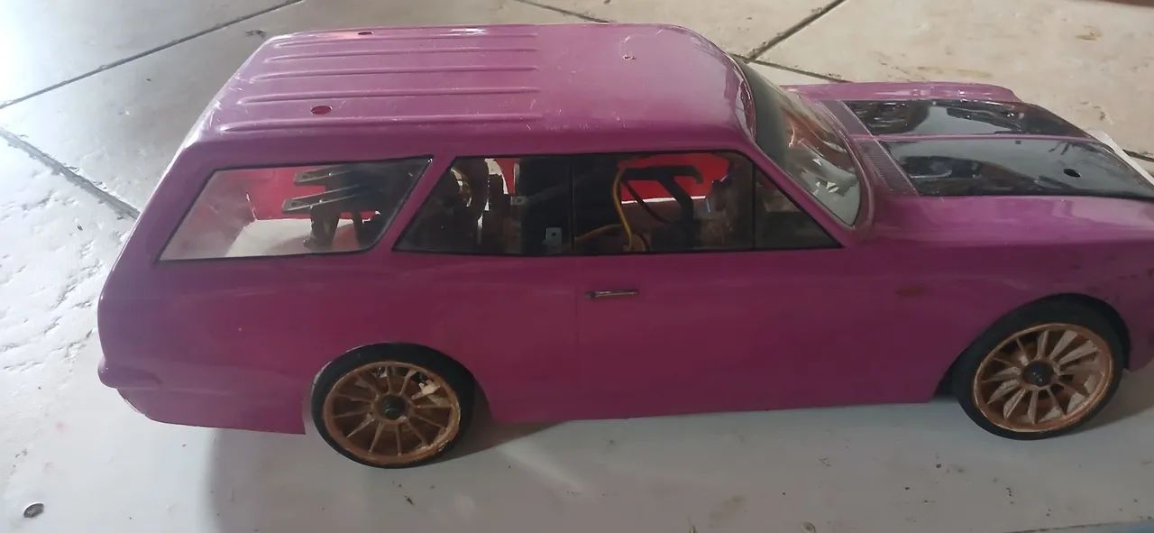 Bolha da caravan automodelo 1/10