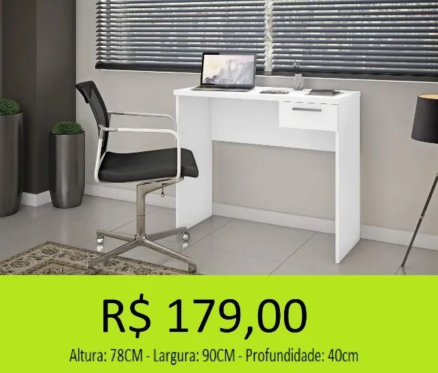 Mesa de escritório 1 gaveta