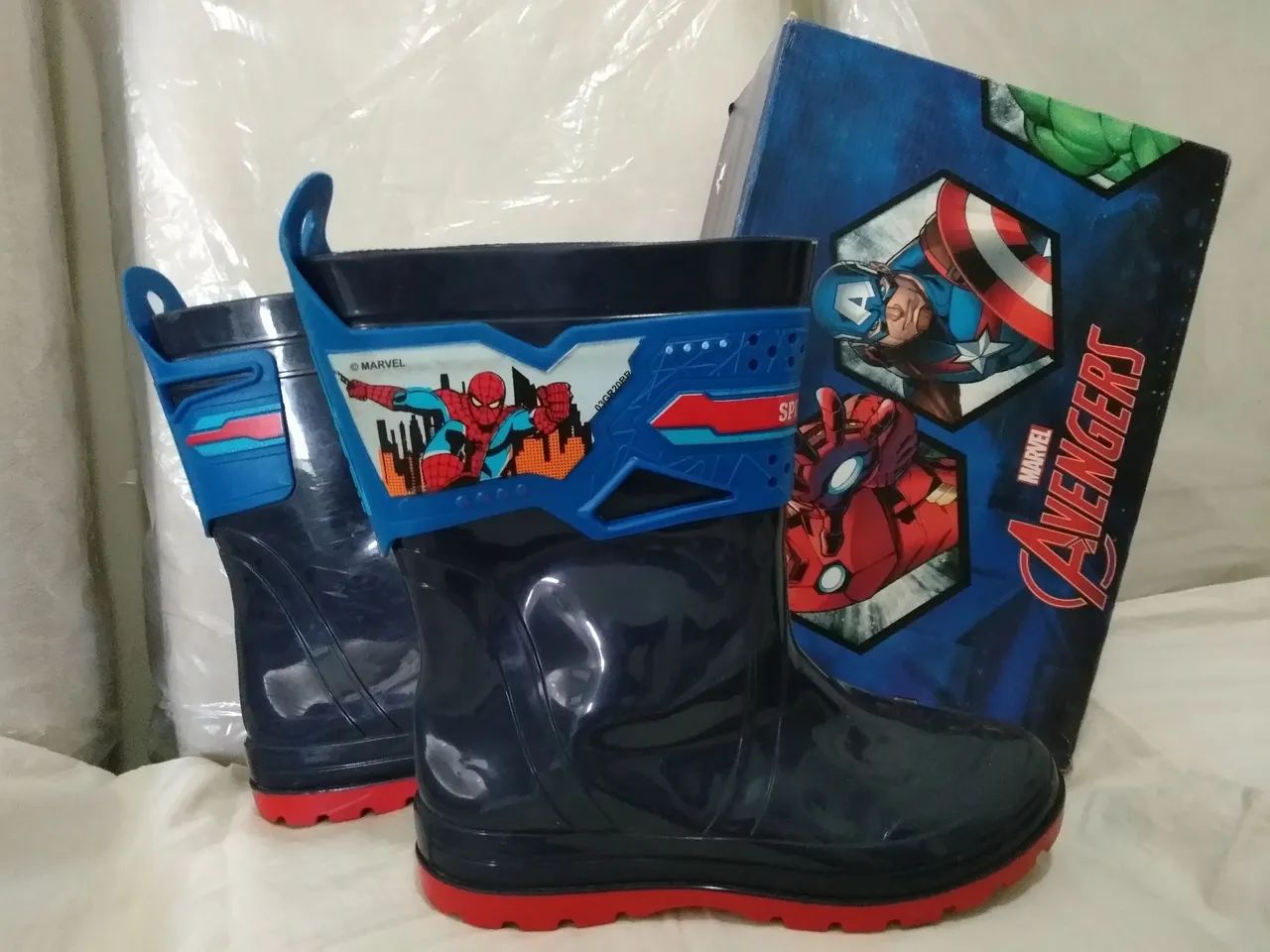 Botas de chuva infantil Homem Aranha - Foto 4