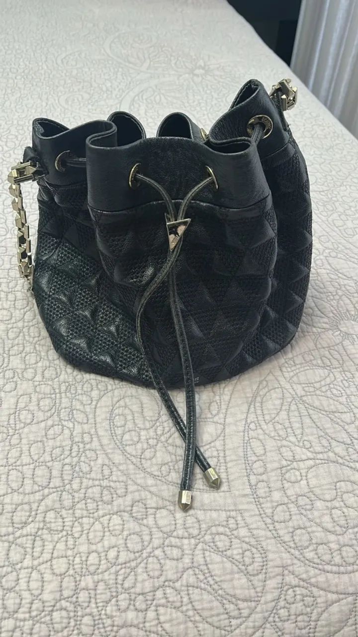 Bolsa de couro Schutz premium preta - Foto 2