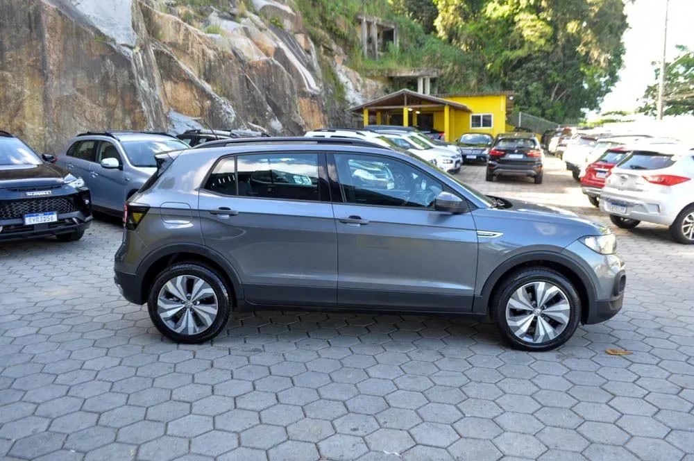 T-CROSS COMFORTLINE 200 1.0 TSI AT (TETO SOLAR) CINZA 2019/2020 - Foto 3