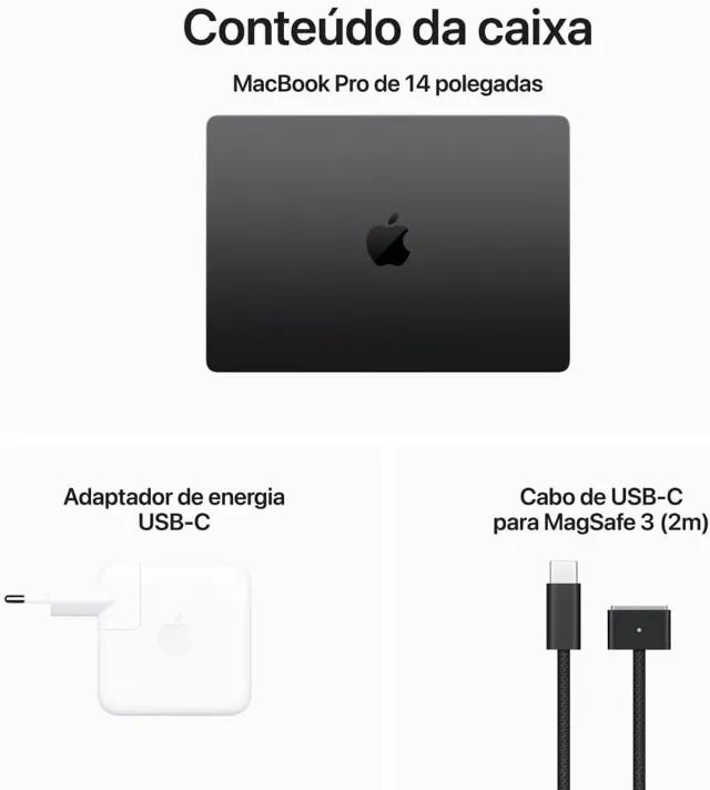 MacBook Pro 14" M3 8GB 512GB SSD Cinza Espacial  - Foto 4