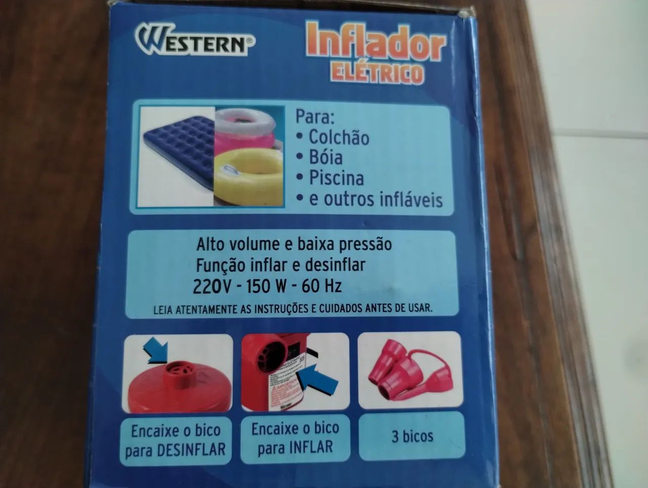 Inflador Elétrico para Colchões e Brinquedos - Foto 3