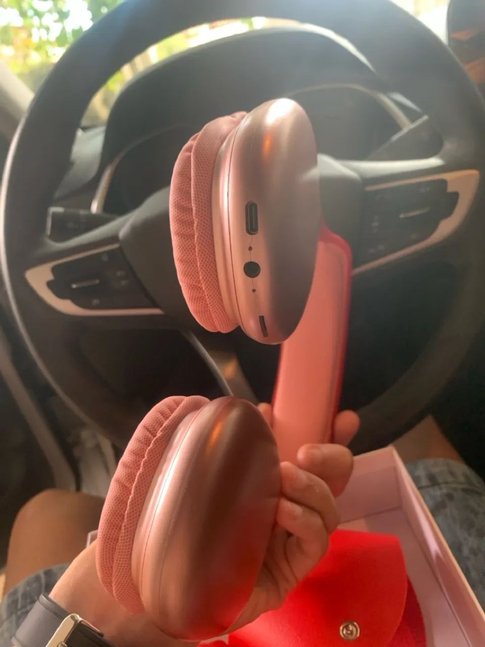 Fone de ouvido bluetooth AirPods Max - Rosê - Foto 5