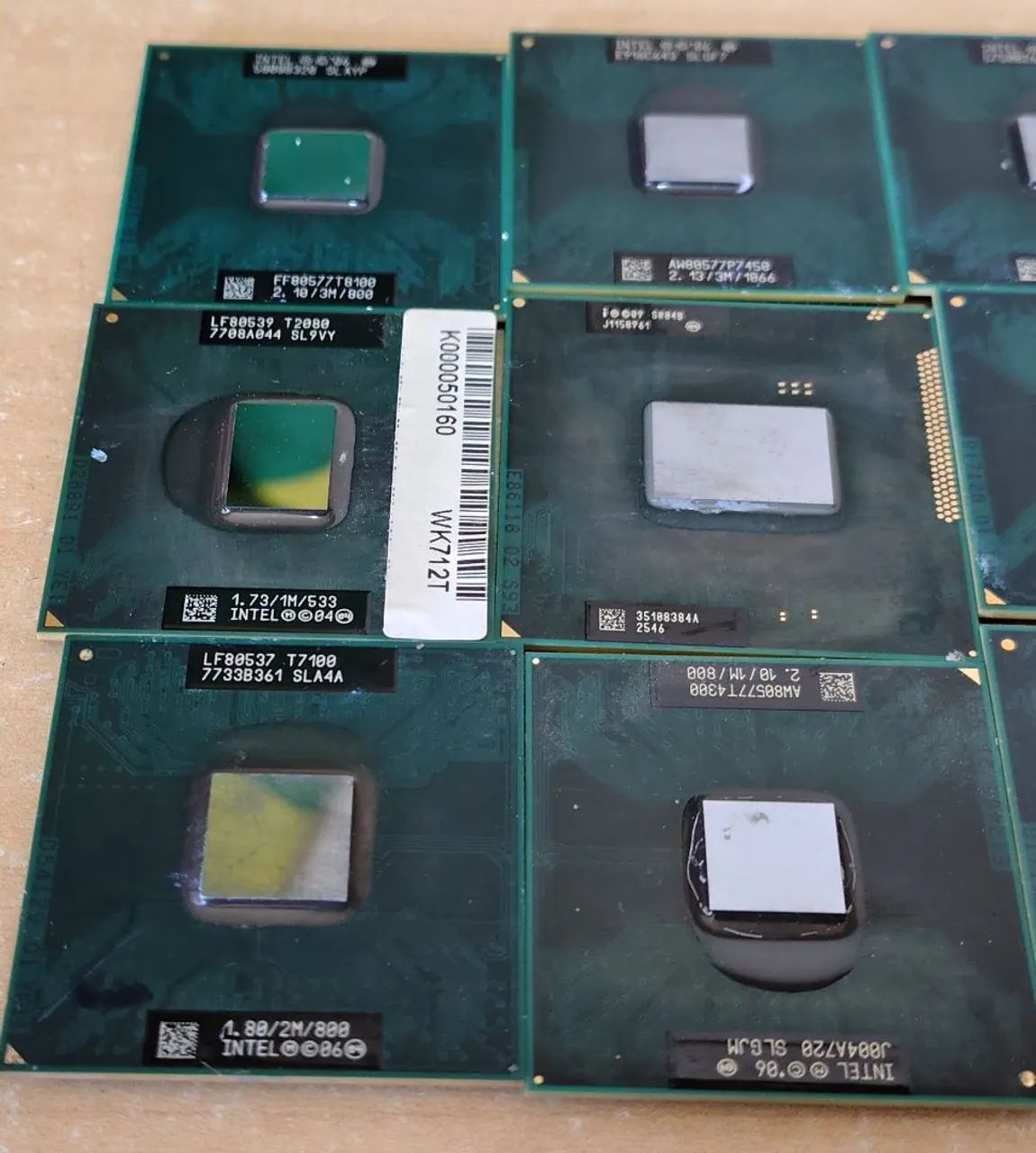 Lote de Processadores Para Notebooks  Intel Core 2 Duo, Pentium e Celeron - Foto 5