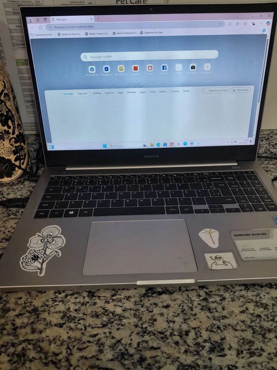 Notebook Samsung Book E20 USADO