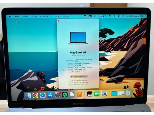 Macbook Air 2019, 13 Polegadas, Tela de Retina, Processador Intel Core i5 - Foto 5
