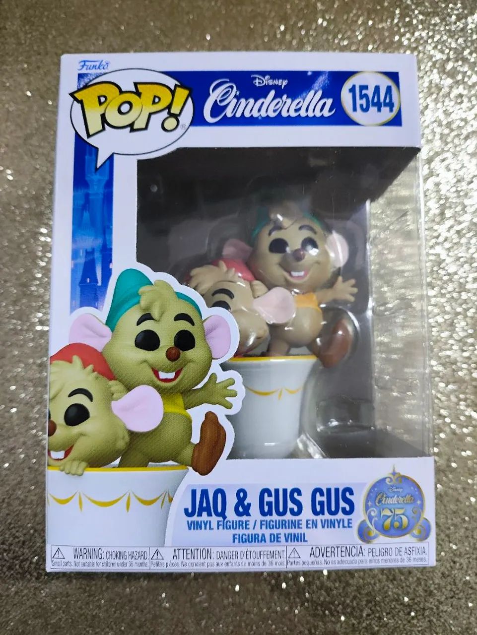 Funko Pop! Original Jaq e Tatá - Cinderella 75TH