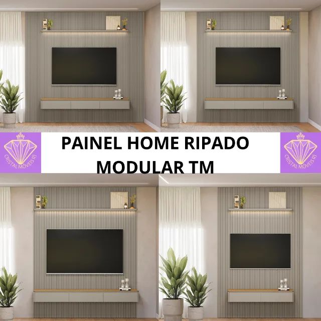 PAINEL HOME RIPADO MODULAR LINEA TM