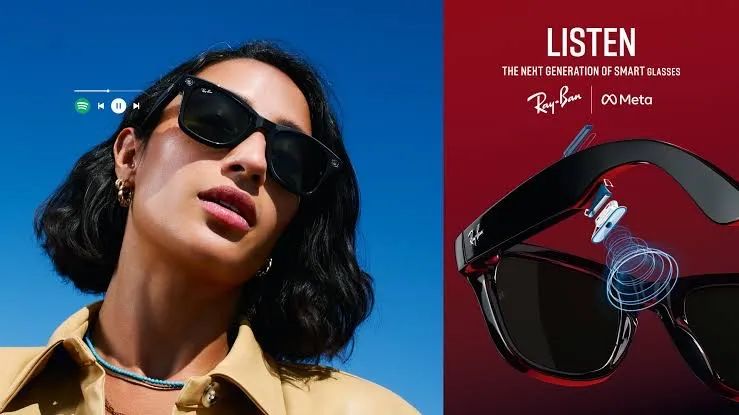 Rayban Meta caramelo com lente transvision - Foto 3
