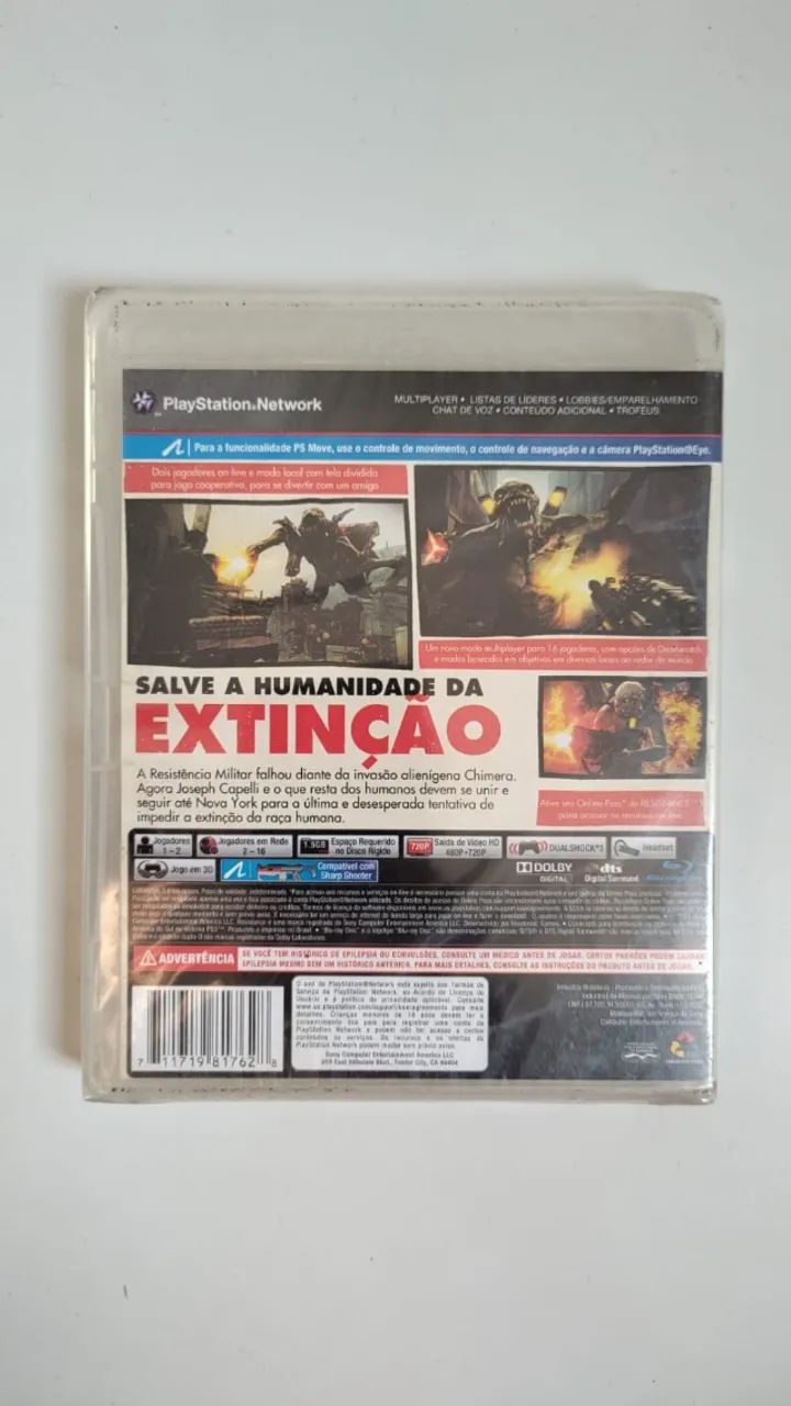 Jogo Resistance 3 - PlayStation 3 (PS3) LACRADO - Jogos de Vídeo