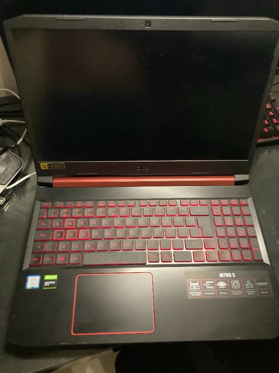 Notebook Acer Nitro 5 Core i5 8GB RAM 500GB SSD 1TB