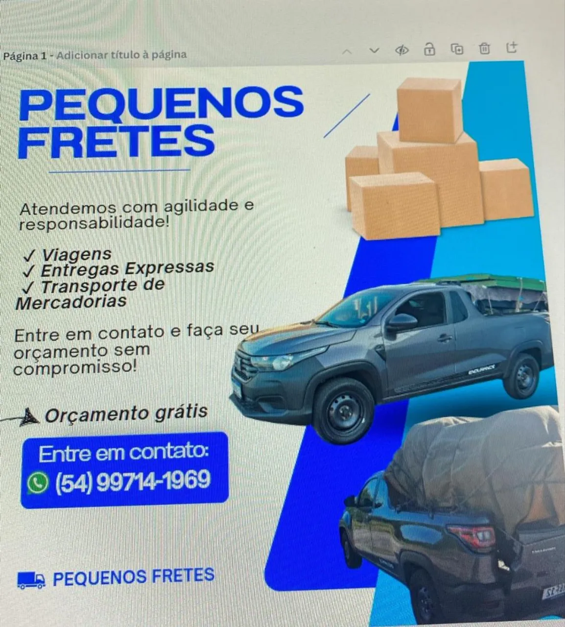Fretes e viagens