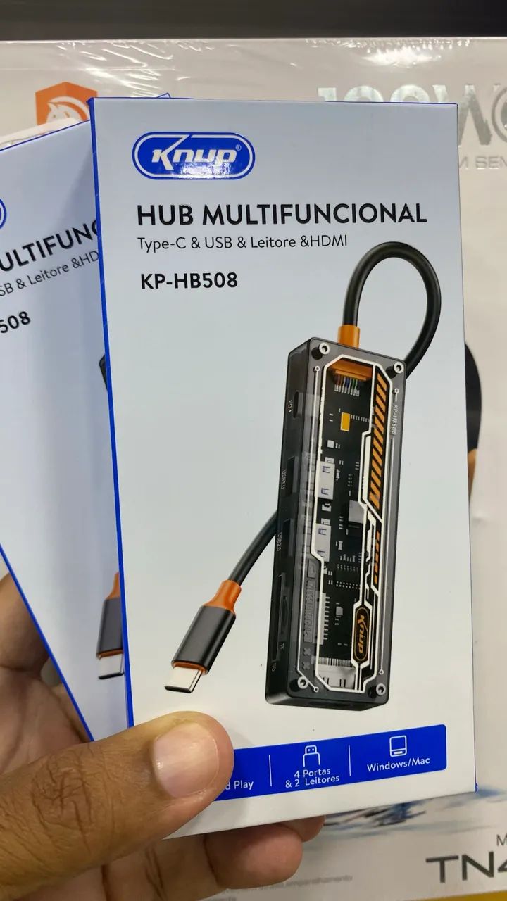 Hub tipo C com Hdmi , múltiplas saídas 