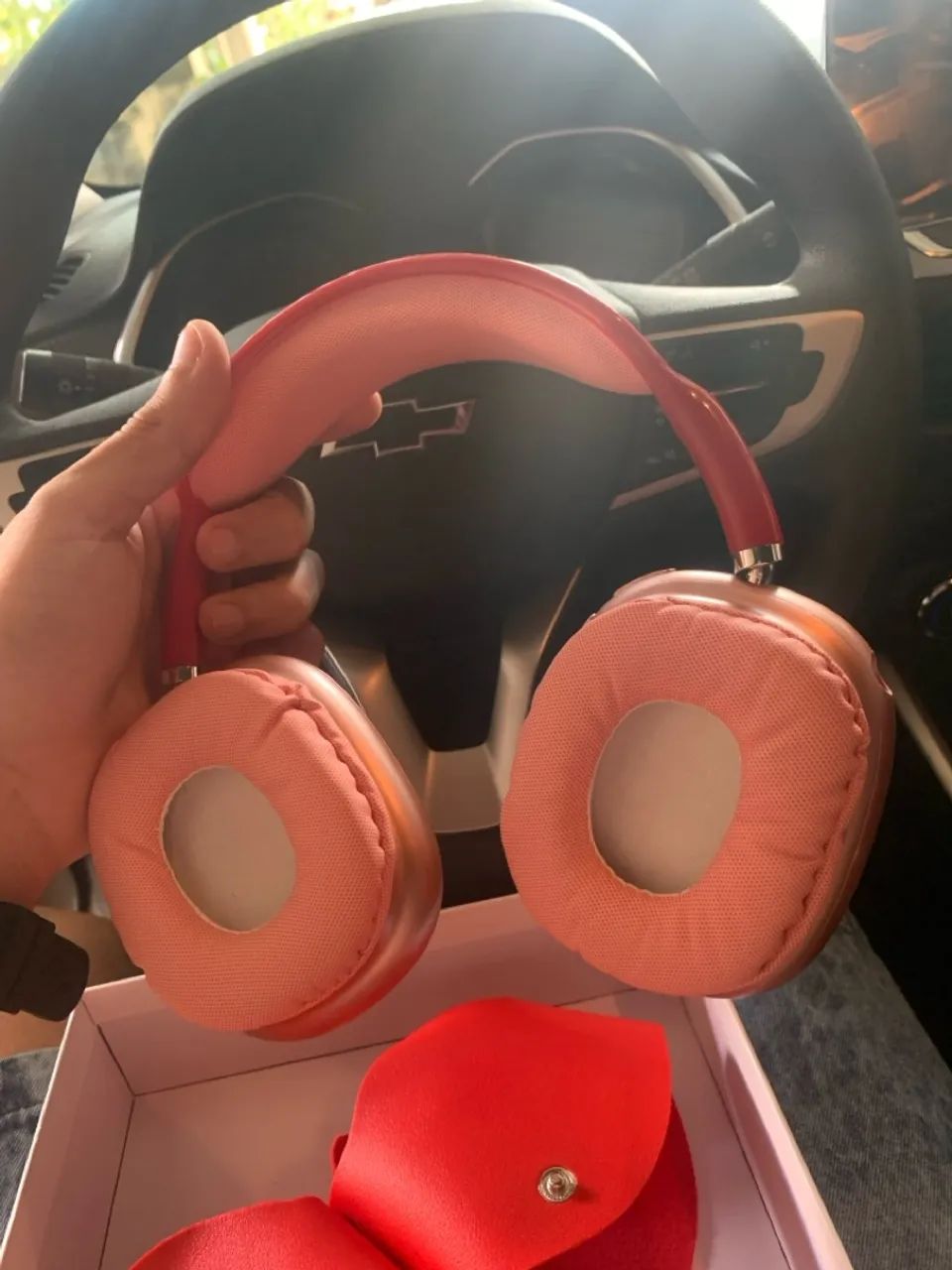 Fone de ouvido bluetooth AirPods Max - Rosê - Foto 2